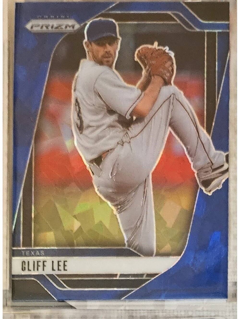2025 Panini Prizm - #61 Cliff Lee -  BLUE Prizm - Texas Rangers